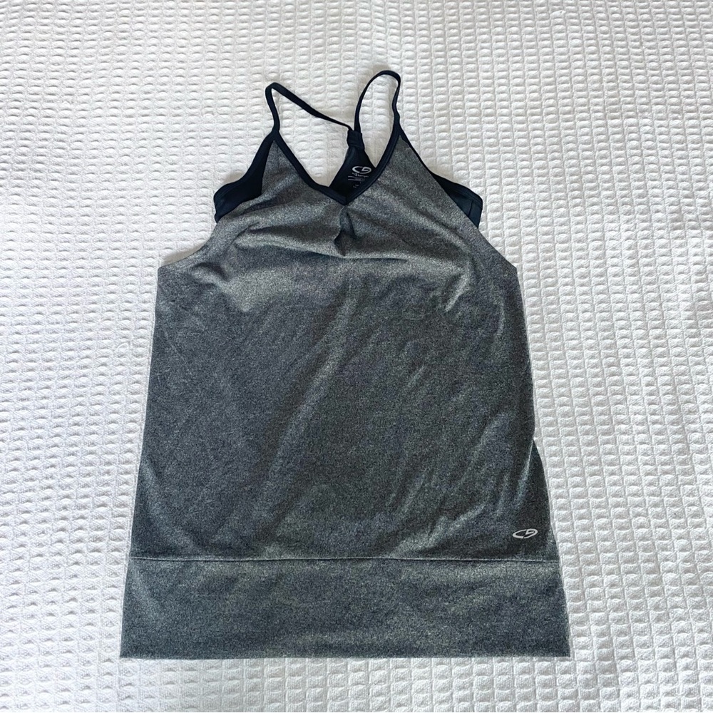 C9 by Champion Gray Women's Active Tank Top size Small